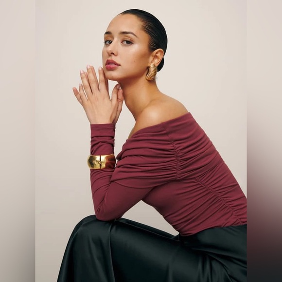 NWT Reformation Florentina top in Chianti - size s - Picture 2 of 6